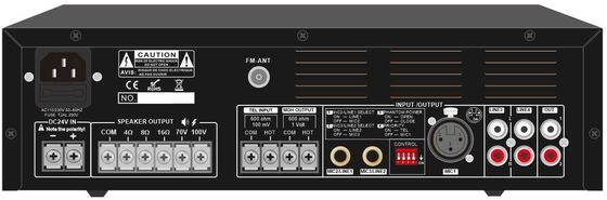 แอมพลิฟายเออร์ระบบ 120W AC230V PA พร้อม MP3 SD BT FM