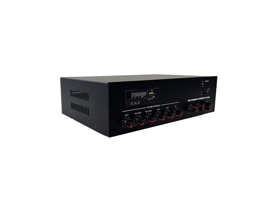 แอมพลิฟายเออร์ระบบ 120W AC230V PA พร้อม MP3 SD BT FM