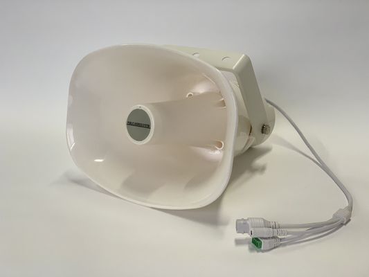 POE Powered IP Horn Speaker เครือข่าย TCP/IP ระบบ PAVA Multicast Sound System