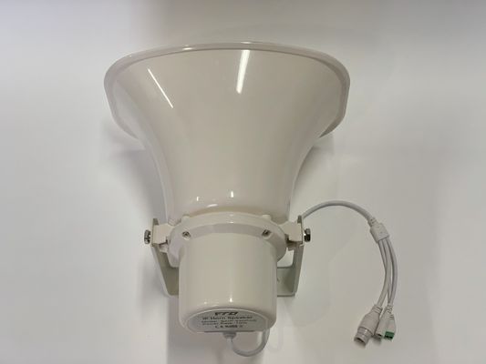 เครือข่าย TCP/ IP ลำโพงภายนอก PA Horn Speaker 30W POE Powered