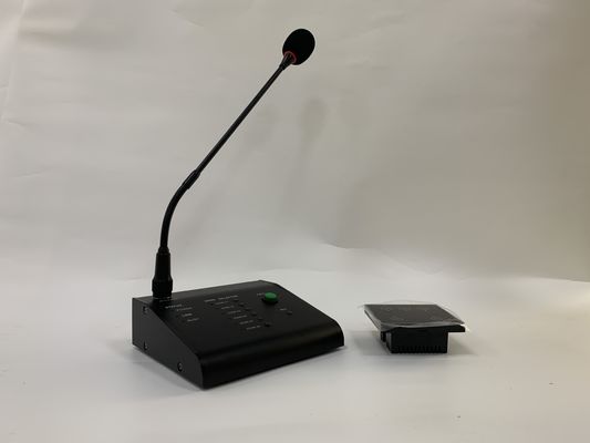 FTD Audio Matrix Amplifier สีดำ 6 โซน Gooseneck Remote Call Paging Microphone Black