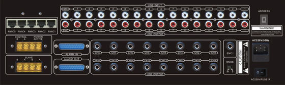 FTD Audio DVD Player Intelligent 16 Channel Audio Matrix Controller 128 โซน