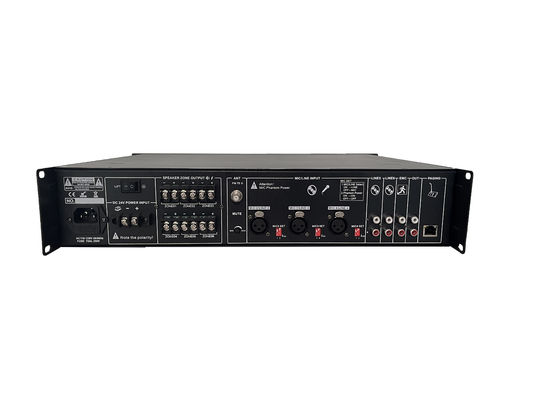 รองรับเครื่องขยายเสียงระบบ PA ระยะไกลสูงสุด 8 โซน 6 โซน 120W เพาเวอร์แอมป์