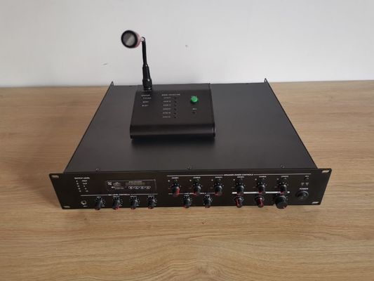 รองรับเครื่องขยายเสียงระบบ PA ระยะไกลสูงสุด 8 โซน 6 โซน 120W เพาเวอร์แอมป์