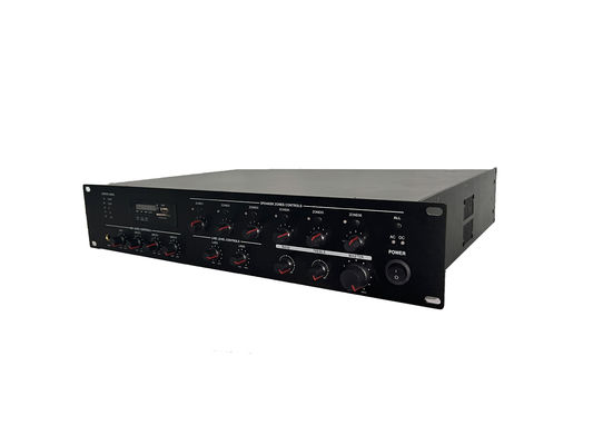 รองรับเครื่องขยายเสียงระบบ PA ระยะไกลสูงสุด 8 โซน 6 โซน 120W เพาเวอร์แอมป์