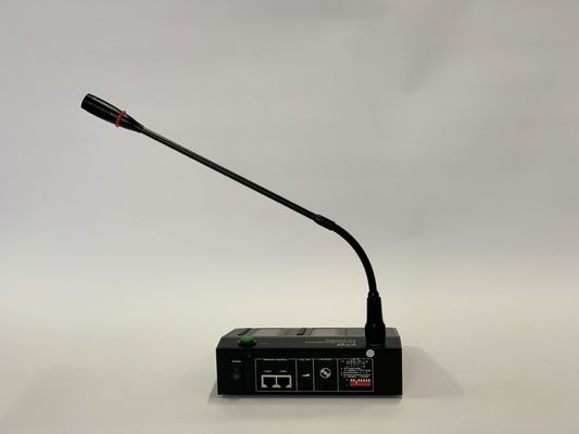 EN54 ไมโครโฟนประกาศด้วยเสียง DC24V 12 โซน Remote Paging Microphone