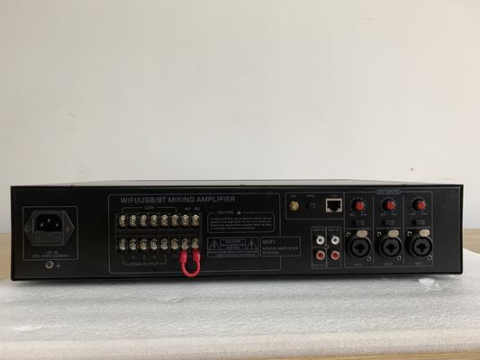 120W Audio Power Zone Mixer แอมพลิฟายเออร์ Wifi สำหรับโรงแรม