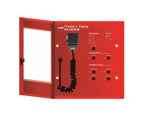 IP55 Real Time Monitoring ระบบเตือนภัยด้วยเสียง Fireman Microphone EN54-24 speakers