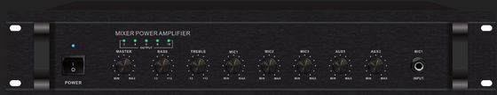 แอมพลิฟายเออร์ระบบ PA ความสูง 2U ขนาด 19 นิ้ว 350W RMS