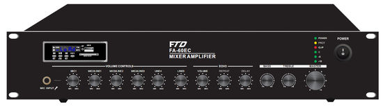 เครื่องขยายเสียงระบบ Speech PA 24VDC 60W Stereo Amplifier ทนทาน