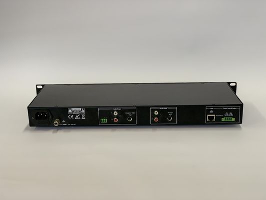 AC220V 50Hz IP Network PA System เครื่องถอดรหัสเสียง 8 โซนความจุสูง