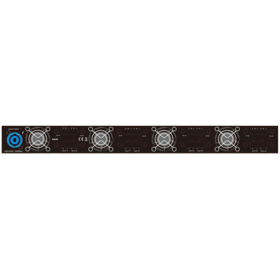 เครื่องขยายเสียง 1U Height Pro Audio น้ำหนักเบา 8 ช่อง DSP พร้อมเปลือกอลูมิเนียม