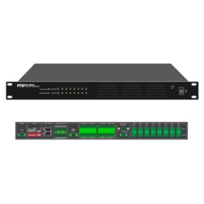 8 Channel Public Address System Fault Changeover สายลำโพงเฝ้าระวัง Pa Power Amp 50V