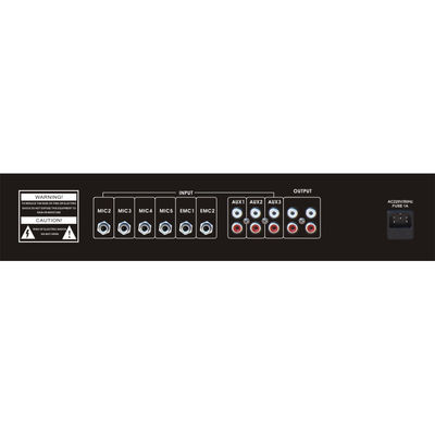 AC220V 240V ระบบเสียงประกาศสาธารณะ Pre Amplifier อุปกรณ์ประมวลผลสัญญาณ
