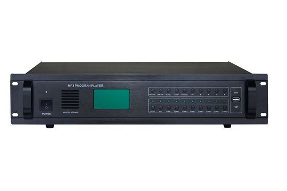 FTD-8WT PA System Amplifier ตัวควบคุมอัจฉริยะตัวจับเวลารายสัปดาห์หน่วยความจำ 4GB 8GB