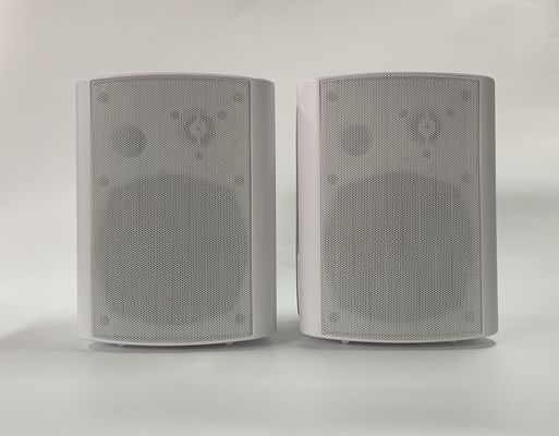 ลำโพงระบบ Pa 30w + 30w สีขาว Active Wall Mount Speaker