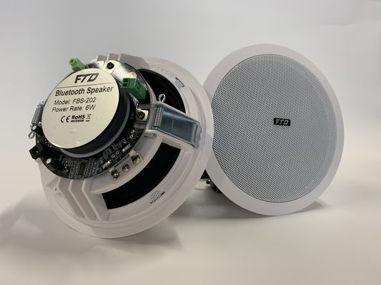 ลำโพงบลูทูธ 6&quot; 2*6W พร้อมลำโพงติดเพดานแบบแอ็คทีฟและพาสซีฟหนึ่งตัว