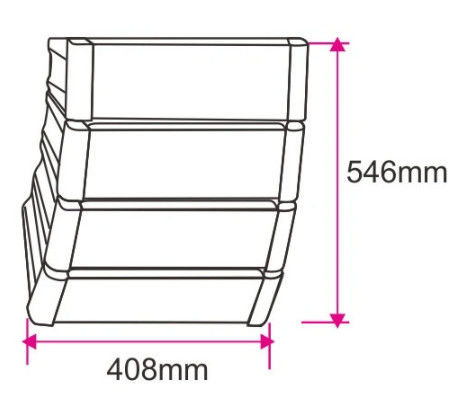 RoHS Grey Compact Line Array Column Speaker ระบบ PA OEM ODM
