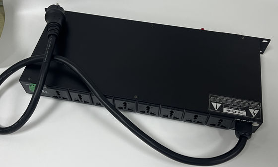 25W Power Sequence Controller รองรับปลั๊กไฟอังกฤษและจีน 8 Channel Power Sequencer