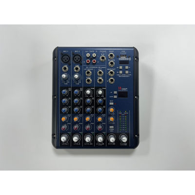 RoHS Professional Audio Amplifier 6 Channel Mixing Console พร้อม Mp3
