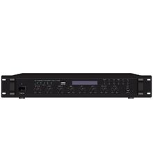 60W PA System Mixer Amplifier การตอบสนองความถี่อินพุตไม่สมดุล 60-15KHz