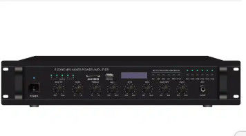 ระบบเสียงประกาศสาธารณะชุดเต็ม 6 โซน 120w เครื่องขยายเสียงพร้อม MP3 และ FM