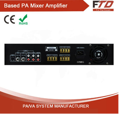 เครื่องขยายเสียงเพาเวอร์มิกเซอร์ 6 โซน 3500w เครื่องขยายเสียงระบบเสียง เครื่องขยายเสียงระบบ PA