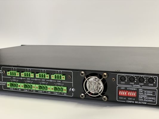 บอร์ดขยายเสียงคลาส D 240W แอมพลิฟายเออร์คลาส D สี่ช่องสัญญาณ