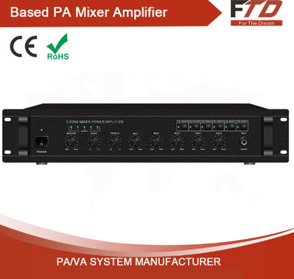 เครื่องขยายเสียงเพาเวอร์มิกเซอร์ 6 โซน 3500w เครื่องขยายเสียงระบบเสียง เครื่องขยายเสียงระบบ PA