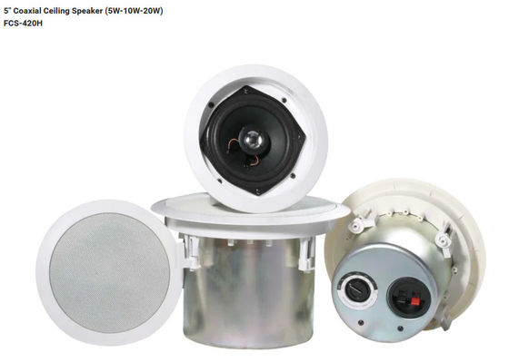 ลำโพงติดเพดานโคแอกเซียลขนาด 5 นิ้ว (5W-10W-20W) ระบบ pa ระบบเสียงคอนเสิร์ตกลางแจ้ง