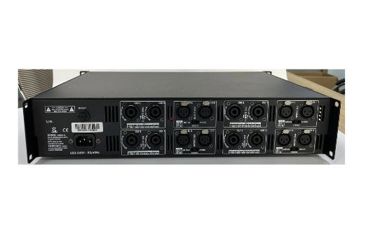 8 ช่อง 8*300W 8ohms เครื่องขยายเสียงเครื่องขยายเสียงระดับมืออาชีพ
