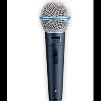 ลำโพงเสียงระดับมืออาชีพ ไมโครโฟนไดนามิกทิศทางเดียวแบบใช้มือถือแบบมีสาย